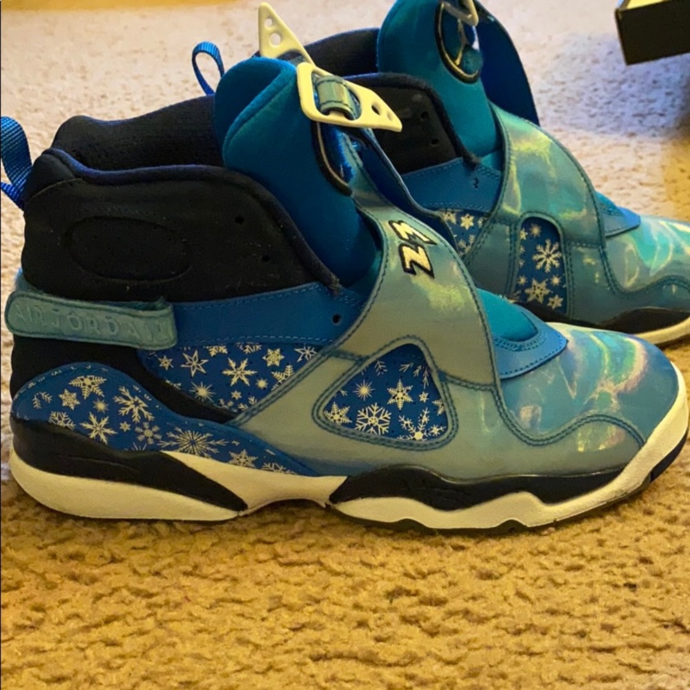 Air Jordan 8 retro snow blizzard